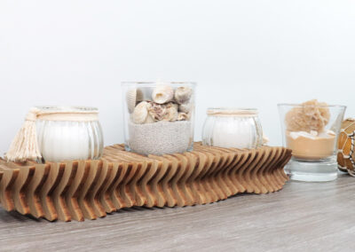 Parametric Stand - Seashells Candles Sand